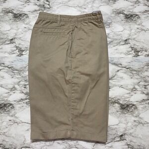 Hunt Club Women's Bermuda Shorts‎ Size 12 Khaki High Rise Pockets